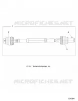 DRIVE TRAIN, FRONT KARDANWELLE