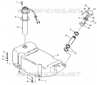 TREIBSTOFF TANK SL 700 B964066 and  Intl. SL 700 I964066 (4935633563A009)