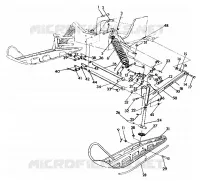 FRONT SUSPENSION AND SKI 500 SPX (4922552255013A)