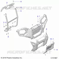 FRONTSTOSSSTANGE AND MOUNTING