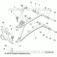 FRONT SUSPENSION A-ARMS