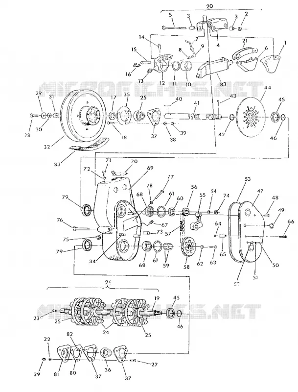 Bremse und Kettenkasten 650 RXL (4919531953017A)
