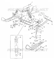 FRONT SUSPENSION AND SKI