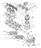 CYLINDER   MANIFOLD SL 750 / B934070 (4924752475023A)