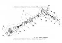 ANTRIEB, FRONT GETRIEBEGEHÄUSE INTERNALS