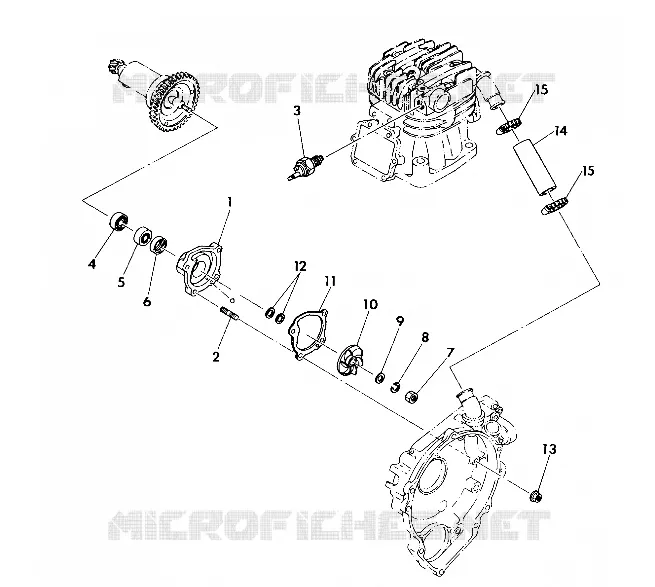 WASSERPUMPE ASSEMBLY 350 4X4 / W928139 (4922832283040A)