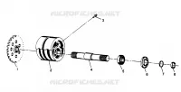 SPANNER VORNE SCRAMBLER W967840 (4935823582B003)