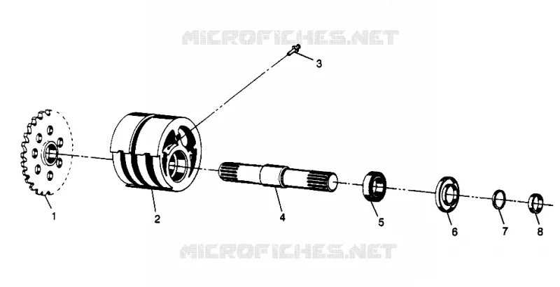 SPANNER VORNE SCRAMBLER W967840 (4935823582B003)