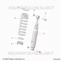 SUSPENSION, FRONT SHOCK MOUNTING