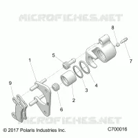 HINTERBREMSE CALIPER