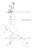 SUSPENSION, A-ARM and STREBE MOUNTING