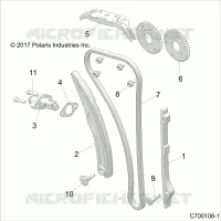 CAM CHAIN AND TENSIONER