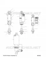 SUSPENSION, FRONT SHOCK TRACK (7044562)