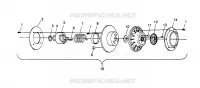 angetriebene Kupplungs WIDETRAK GT 0962061 and EUROPEAN WIDETRAK GT E962061 (4931623162C002)
