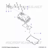 ENGINE, VENTILDECKEL