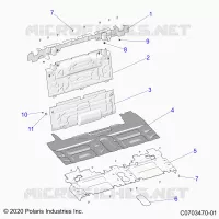KAROSSERIE HINTEN CLOSEOFF, CENTER PANELS