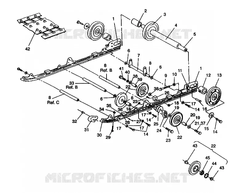 SUSPENSION ASSEMBLY 500 EFI E942774 (49274127410021)