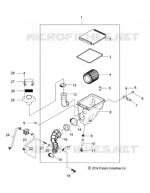 MOTOR, LUFTEINLASS SYSTEM