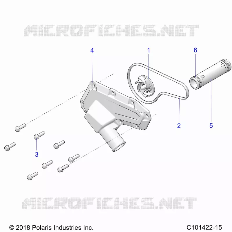 MOTOR, WATERPUMP IMPELLER AND COVER