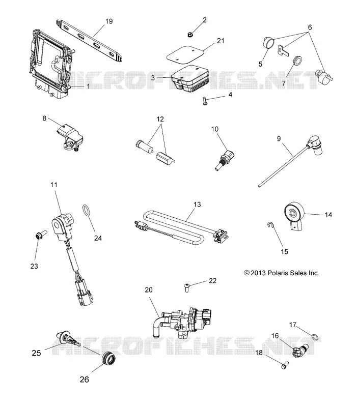 SWITCHES, SENSOREN, ECU and CONTROL MODULES