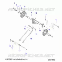 SUSPENSION, HINTER DREHMOMENTARM