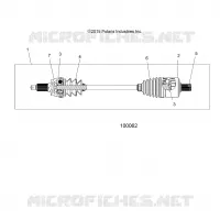 ANTRIEB, DRIVE SHAFT, FRONT (FROM 2/16/16)