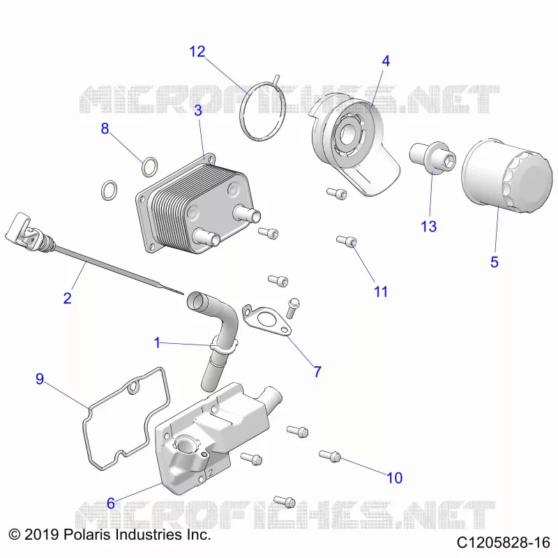 ENGINE, DIPSTICK & OIL FILTER