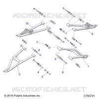 FRONT SUSPENSION CONTROL ARMS