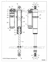 FRONT SUSPENSION SCHOCK (7044374/5)