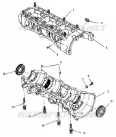 CRANKCASE ASSEMBLY 600 XCR 0941667 (4927092709033A)