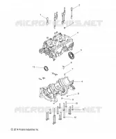 ENGINE, CRANKCASE