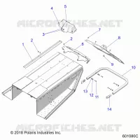 BODY, BUMPER, REAR, SNOWFLAP AND RÃŒCKLICHT COVER