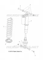 FRONT SUSPENSION SCHOCK MOUNTING