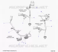 ELEKTRIC, WIRE HARNESS, HOOD, ELECTRIC START