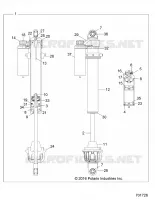 SUSPENSION, FRONT SHOCK INTERNALS