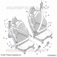 SITZ BELT MOUNTING, REAR, STANDARD