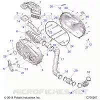 ANTRIEB, CLUTCH COVER AND DUCTING