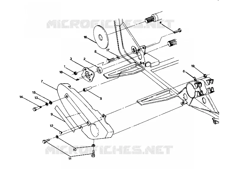 RECHTS KETTEN ??COVER ASSEMBLY 250 4X4