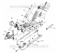 Hinterradschwinge   SCHOCK 6x6 400L W948740 (4926802680C013)