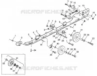 Schienen-Montage (SUSPENSION) 700 XCR 0985678(A) and EUROPEAN 700 XCR E985678 (4943114311B011)