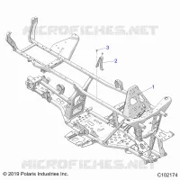 CHASSIS, RAHMEN -A21SDS57C4 (C102174)