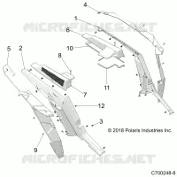 KAROSSERIE HINTEN FENDERS AND BEZELS- Z22NAS99CK/FK (C700248-8)