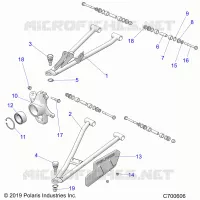 FRONT SUSPENSION CONTROL ARMS