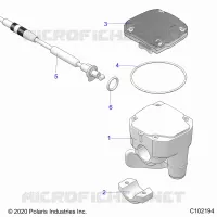 LENKUNG, CONTROLS, THROTTLE ASM. AND CABLE