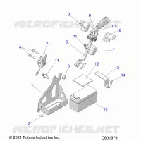 ELEKTRIC, BATTERY, MANUAL START POWER UP COMPONENTS