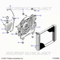 ENGINE, KÃŒHLSYSTEM, RADIATOR, FAN &amp; OVERFLOW BOTTLE
