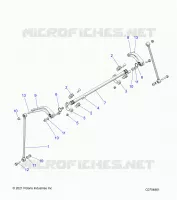 SUSPENSION, REAR STABILISATORSTANGE