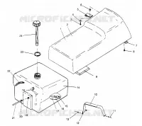 SITZ   GASBEHÄLTER ASSEMBLY WIDETRAK GT 0952061 and  EUROPEAN WIDETRAK GT E9 (4928962896A007)
