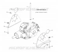 GETRIEBEGEHÄUSE, MOUNTING, REAR (BUILT BEFORE 1/15/07)
