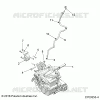 DRIVE TRAIN, MAIN GEARCASE MOUNTING